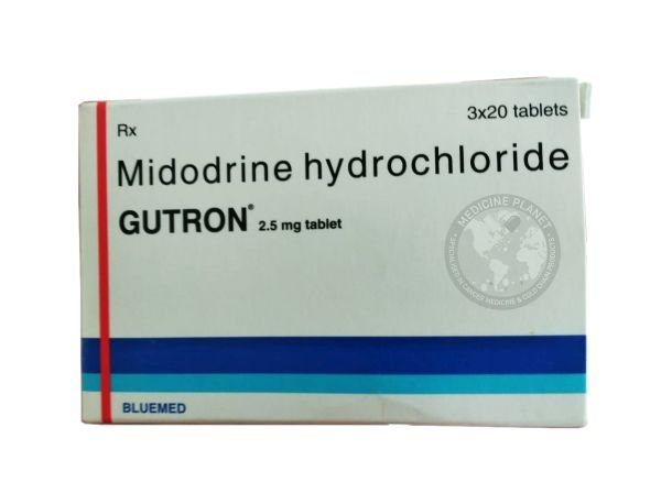 Gutron 2.5mg Midordrine Hydrochloride Tablet