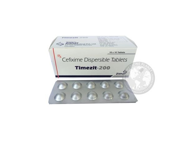 Timezit 200 mg Cefixime Dispersibile Tablet