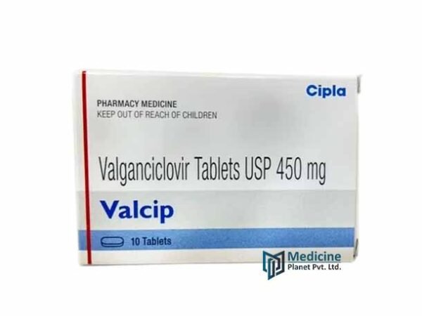 Valcip 450 mg Valganciclovir Tablet