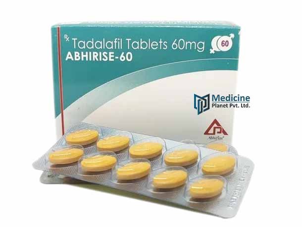 Abhirise 60 mg Tadalafil Tablet