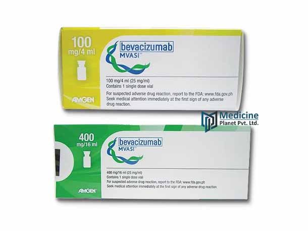 Bevacizumab 100 mg/4 ml & 400 mg/16 ml