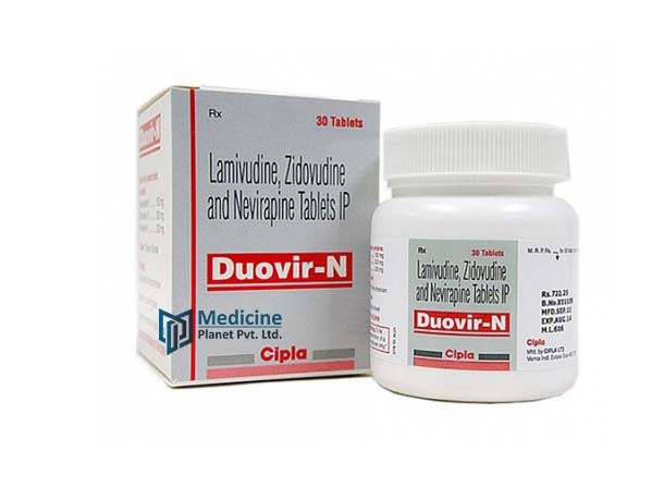 Duovir N Lamivudine Zidovudine Nevirapine Tablet