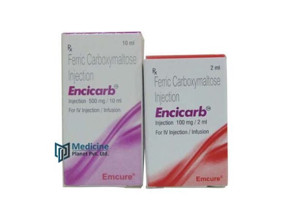 Encicarb 500 mg/10 ml & 100 mg/2 ml Injection