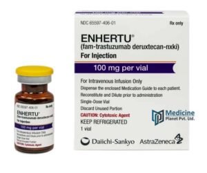Enhertu 100 mg (fam-trastuzumab deruxtecan-nxki) Injection
