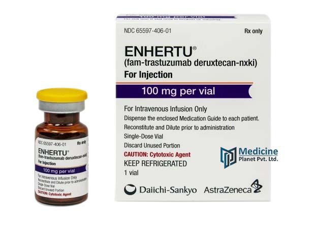 Enhertu 100 mg (fam-trastuzumab deruxtecan-nxki) Injection