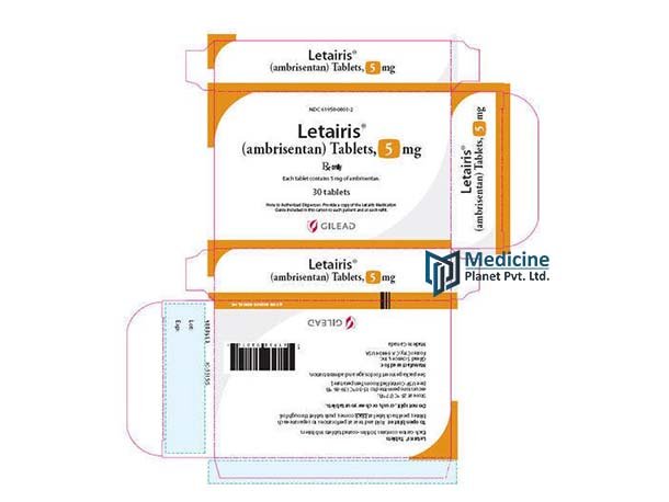 Letairis Ambrisentan 5 mg Tablet