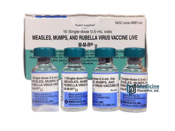 M.M.R II Measles Mumps and Rubella Virus Vaccine