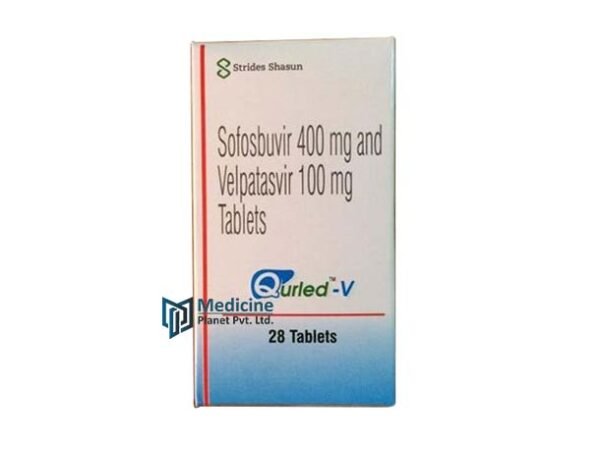 Qurled-V Sofosbuvir 400 mg and Velpatasvir 100 mg Tablet