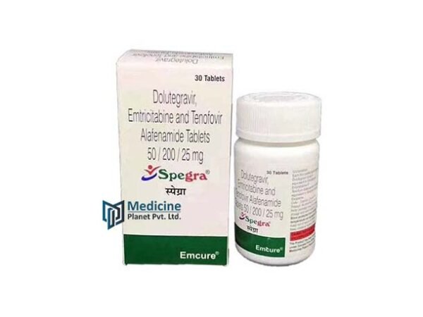 Spegra Dolutegravir Emtricitabine Tenofovir Alafenamide 50/200/25 mg Tablet