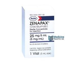 Zenapax 25 mg/5 ml Daclizumab Injection