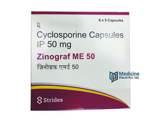 Zinograf ME 50 Cyclosporine Capsule