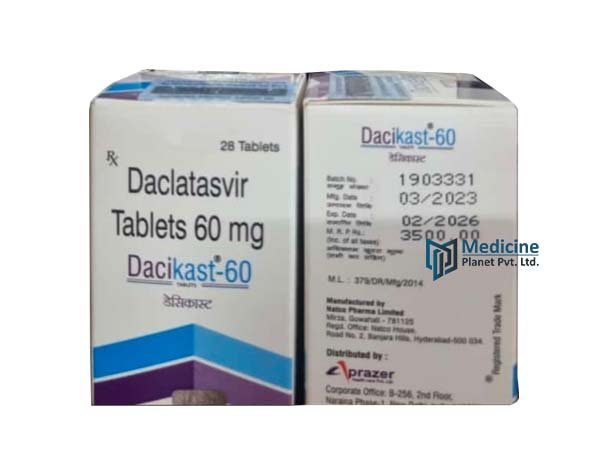 Dacikast-60 mg Daclatasvir Tablet