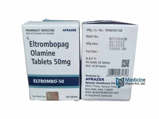 Eltrombo 50 mg Eltrombopag Olamine Tablet