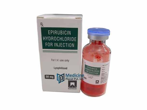 Epirubicin Hydrochloride 50 mg Injection