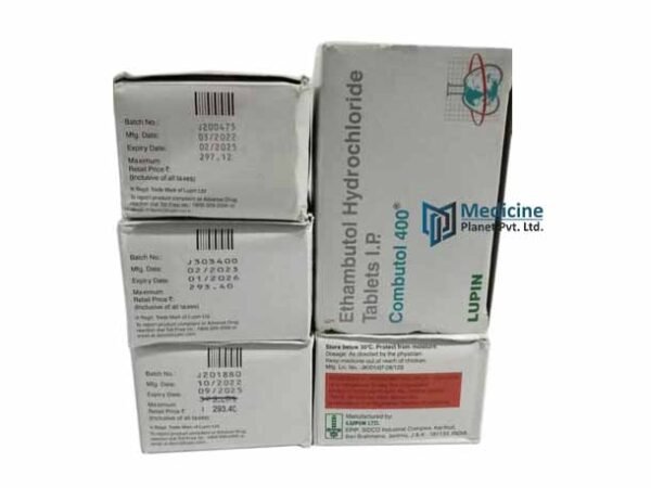 Combutol 400 Ethambutol Hydrochloride 400 mg Tablet