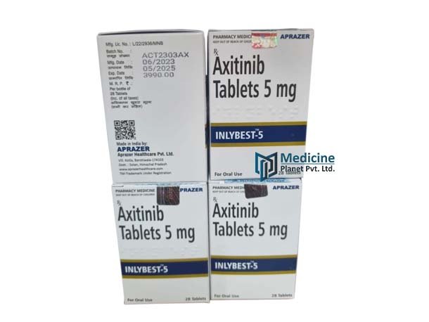 Inlybest 5 mg Axitinib Tablet