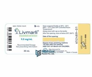 Livmarli (Maralixibat) 9.5 mg