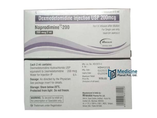 Naprodimine 200 mcg Dexmedetomidine Injection