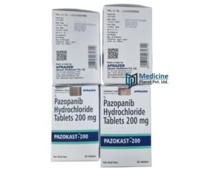 Pazokast 200 mg Pazopanib Hydrochloride Tablet