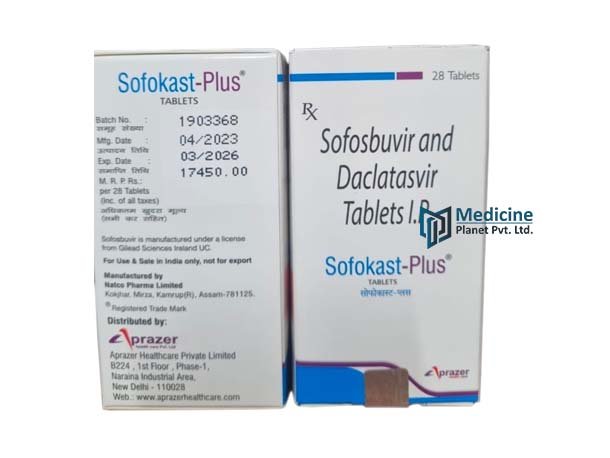 Sofokast-Plus Sofosbuvir And Daclatasvir Tablet