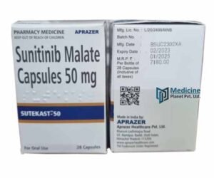 Sutekast 50 mg Sunitinib Malate Capsule