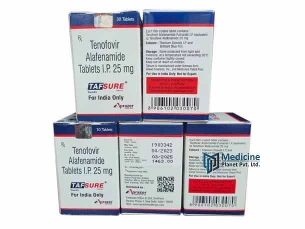 Tafsure 25 mg Tenofovir Alafenamide Tablet