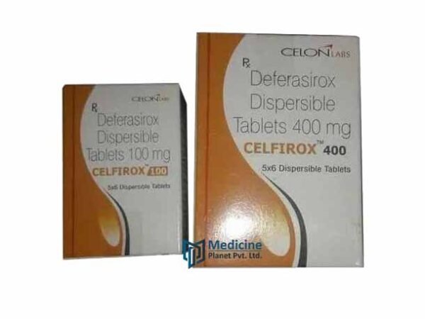 Celfirox Deferasirox Dispersible 400 mg Tablet