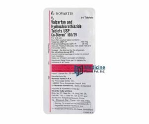 Co-Diovan 160/25 Valsartan And Hydrochlorothiazide Tablet