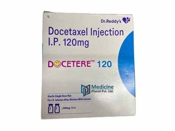 Docetere 120 mg Docetaxel Injection IP