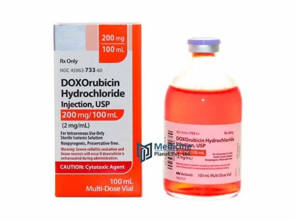 Doxorubicin Hydrochloride Injection USP 200 mg/100 ml