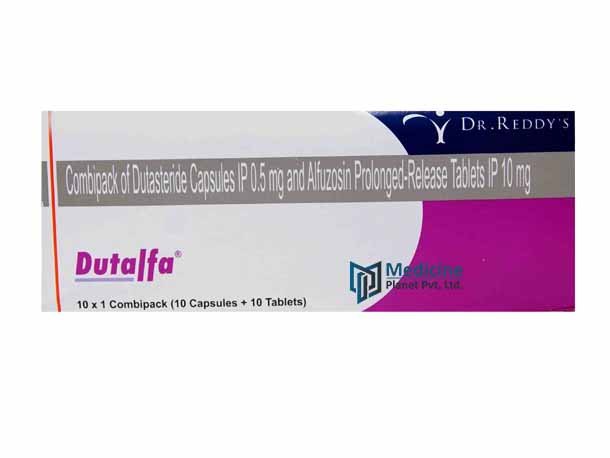 Dutalfa Combipack Of Dutasteride Capsule IP 0.5 mg and Alfuzosin Prolonged Release Tablet IP 10 mg