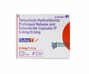 Dutas T Tamsulosin Hydrochloride Prolonged Release And Dutasteride Capsule IP 0.4/0.5 mg