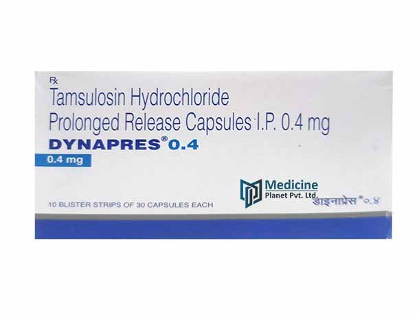 Dynapres 0.4 mg Tamsulosin Hydrochloride Prolonged Release IP Capsule