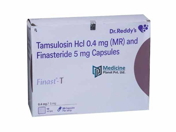 Finast-T Tamsulosin Hcl 0.4 mg And Finasteride 5 mg Capsule