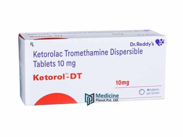 Ketorol-DT Ketorolac Tromethamine Dispersible IP 10 mg Tablet