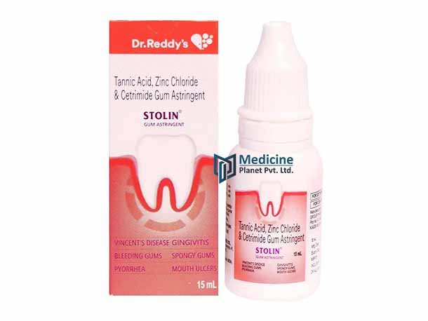 Stolin Gum Astringent for Bleeding Gums & Mouth Ulcers