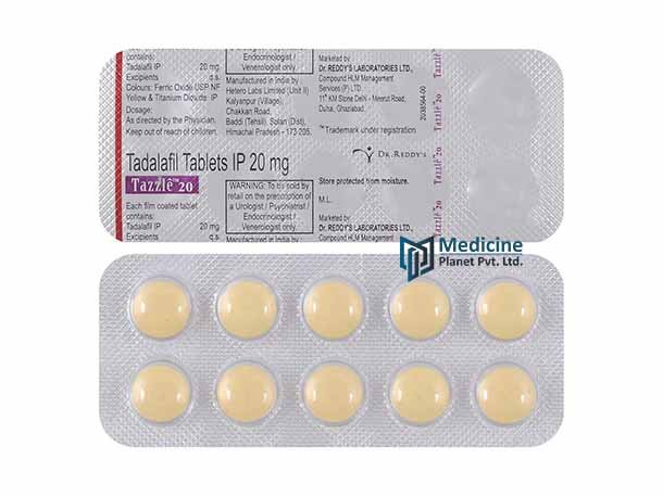 Tazzle 20 mg Tadalafil Tablet IP