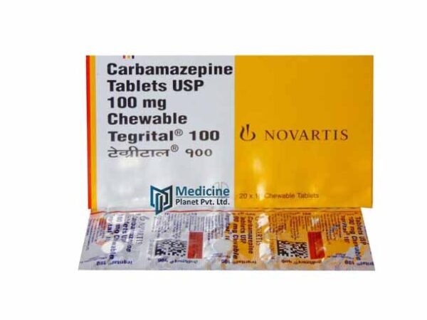 Tegrital 100 mg Carbamazepine Chewable Tablet